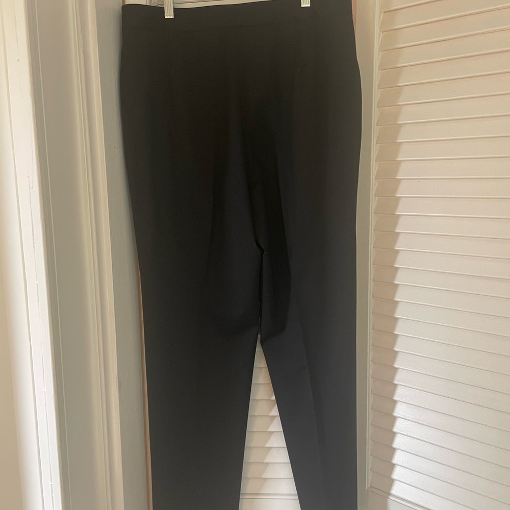 Lafayette 148 New York Black Straight Leg Pants